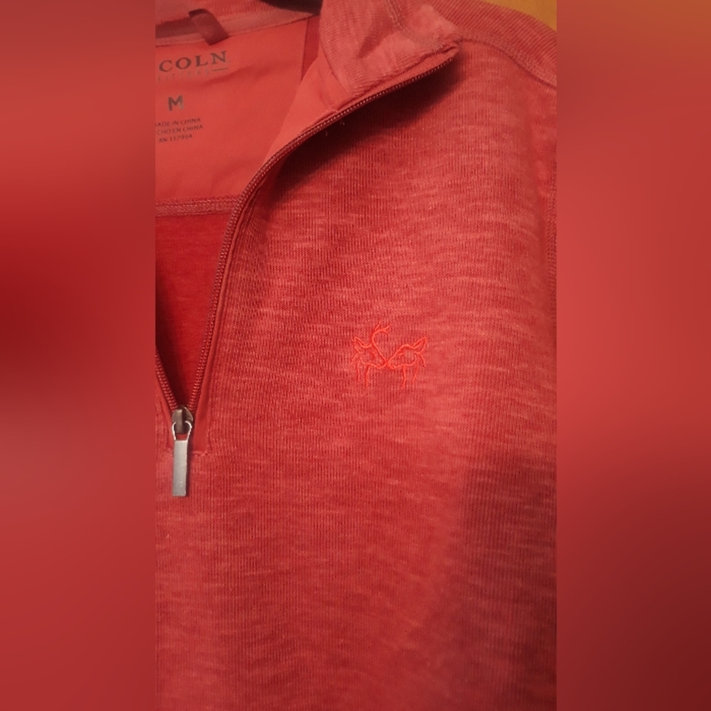 Pull over zip sweater